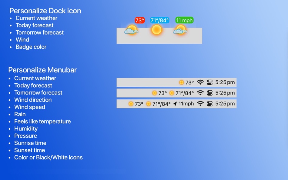 #3. Weather Dock+ Desktop forecast (macOS) 由: Voros Innovation