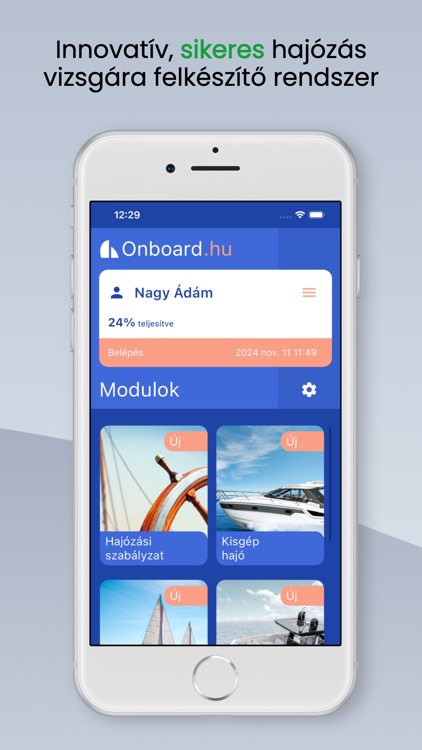 Onboard Hajózás Teszt