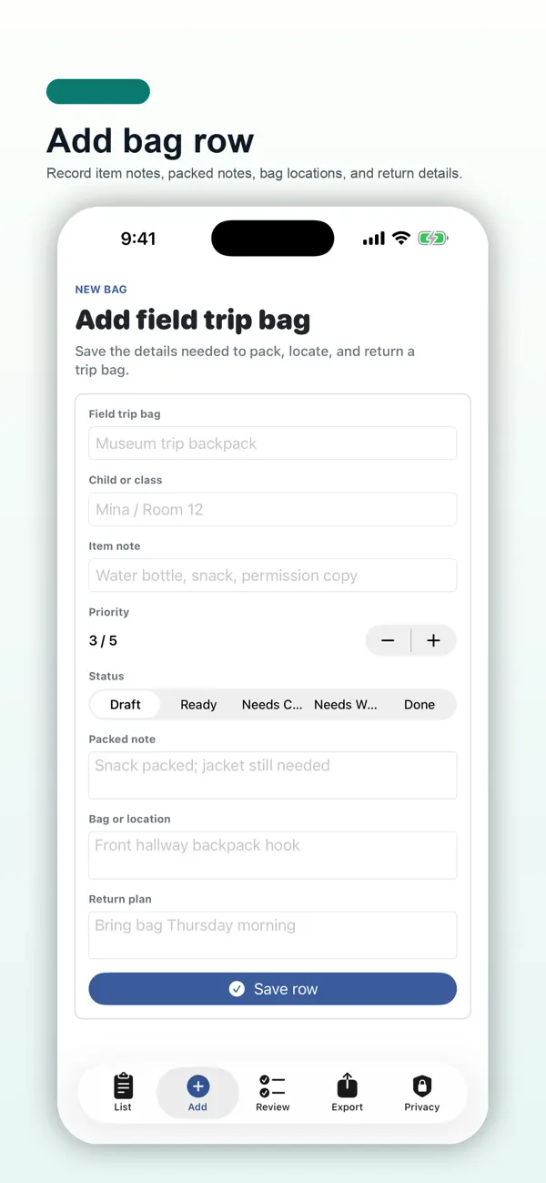 Screenshot #2 pour Field Trip Bag Pad