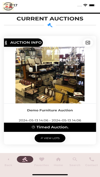 Dirsan Auctions Screenshot