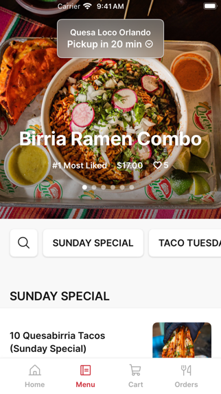Quesa Loco iPhone screenshot 2 - Food & Drink app