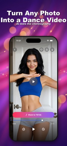 Danvi: AI Dance Video Maker Screenshot 1 of 5