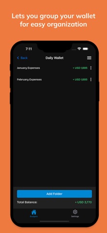 FreeBudget: Budget Tracker Screenshot 5 of 6