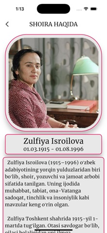Zulfiyaxonim she'rlari screenshot