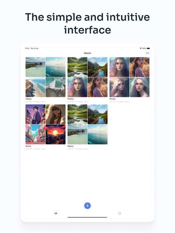 Safety - Hide photos, videos iPad screenshot 2 - Utilities app