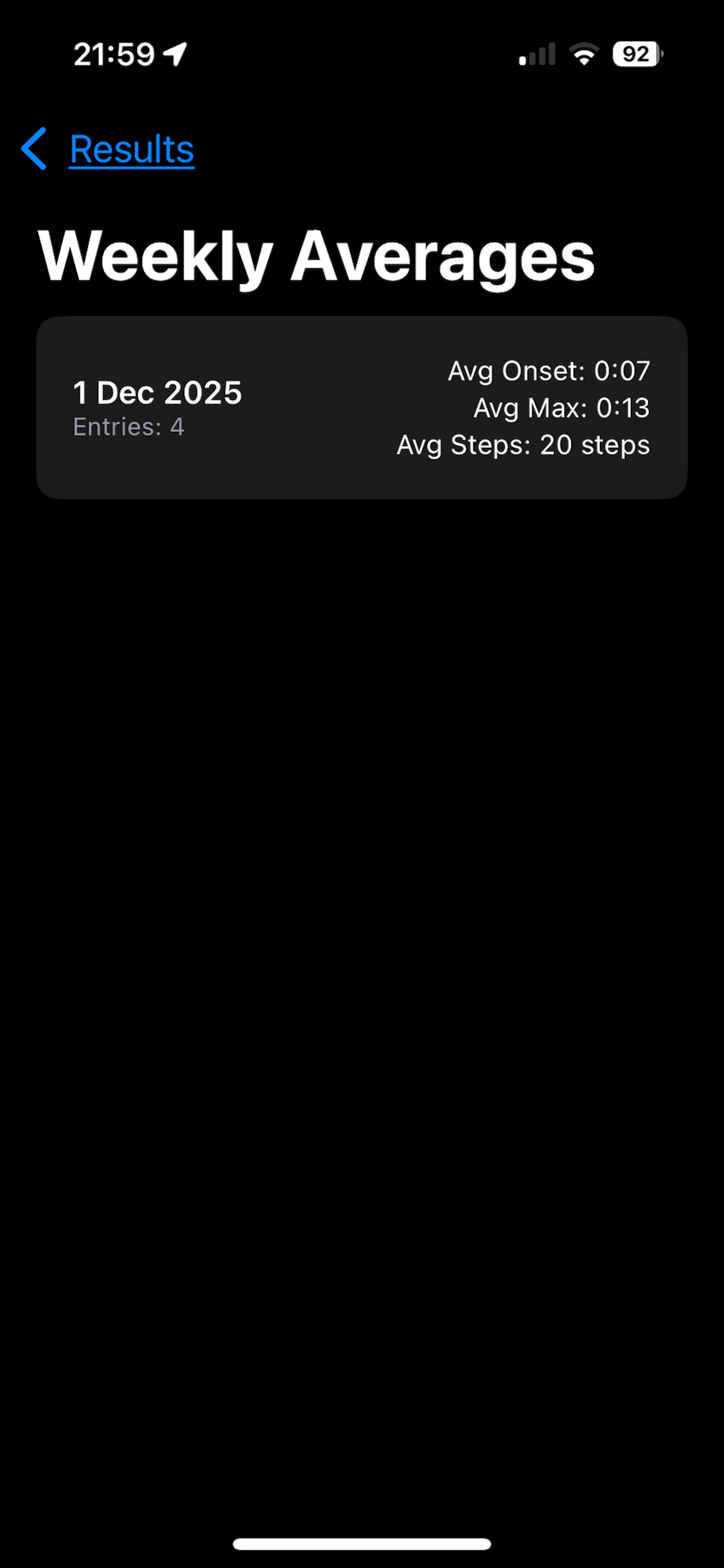 PAD walking app