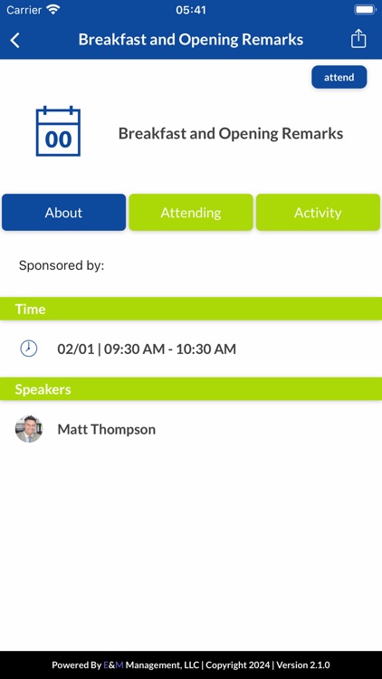 E&M Event screenshot-3