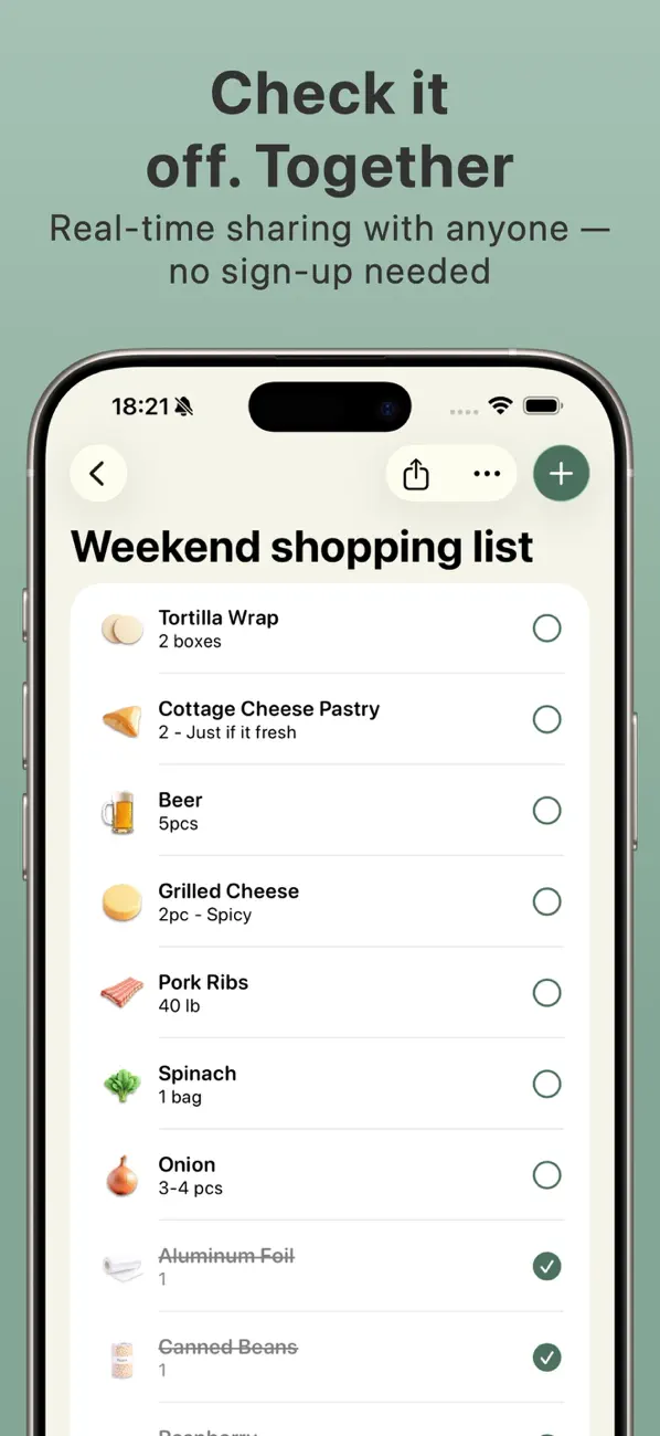 Screenshot #2 pour Shoplyst - The Shopping List