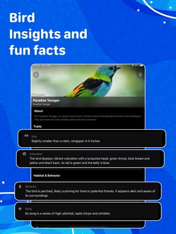 Bird Identifier: ID by Photo iPad screenshot