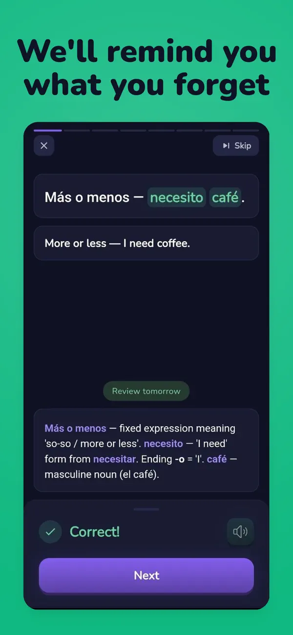 Screenshot #3 pour Daivy: learn languages