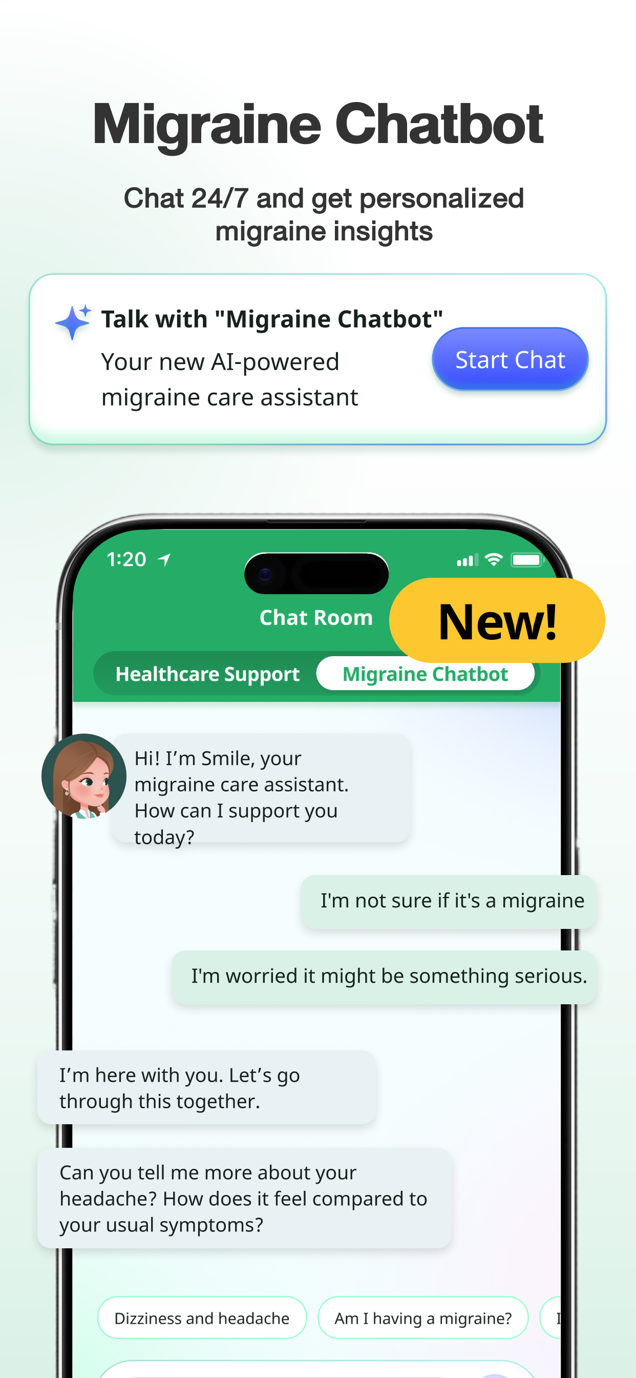 Smile Migraine - Diary & Coach