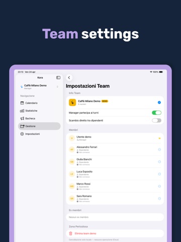 Kora Plan iPad screenshot