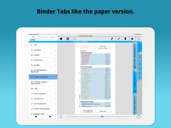 Bombardier Flight Deck 3 iPad screenshot 4 - Reference app
