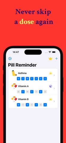 Pill Reminder Vitamin Tracker screenshot