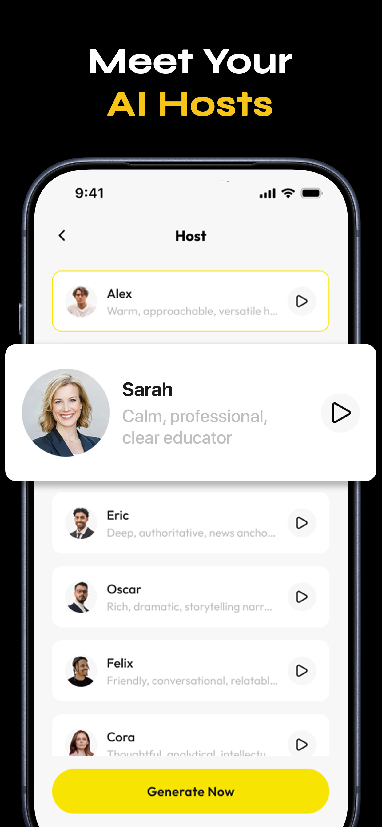 Podgeno: AI Podcast Generator screenshot 3