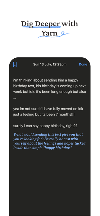 Yarn: Screen Time Journal Screenshot 4 of 6
