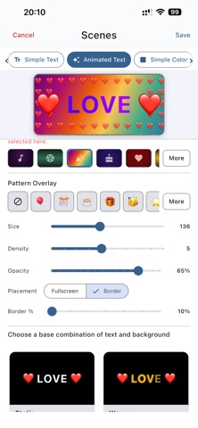 FanScreen: Flags, Text, Colors screenshot