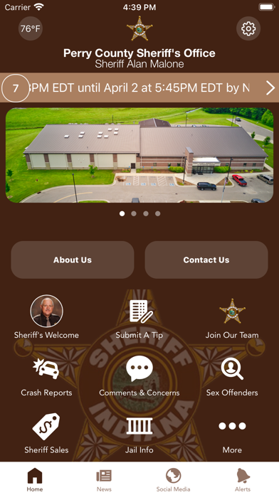 Perry County Sheriff’s Office Screenshot