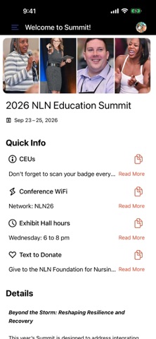 NLN Events Screenshot 1 of 3
