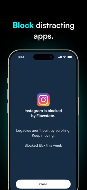 Flowstate: Block Apps & Focus screenshot 1