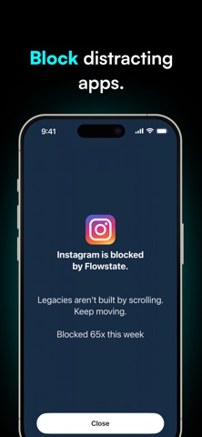 Flowstate: Block Apps & Focus Screenshot 1 of 7
