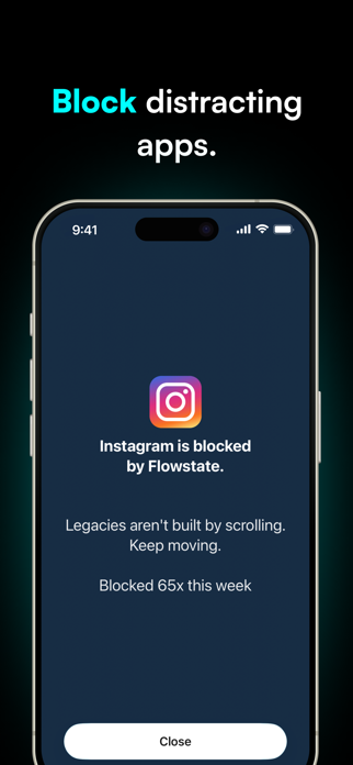 Flowstate: Block Apps & Focus Screenshot 1 of 7