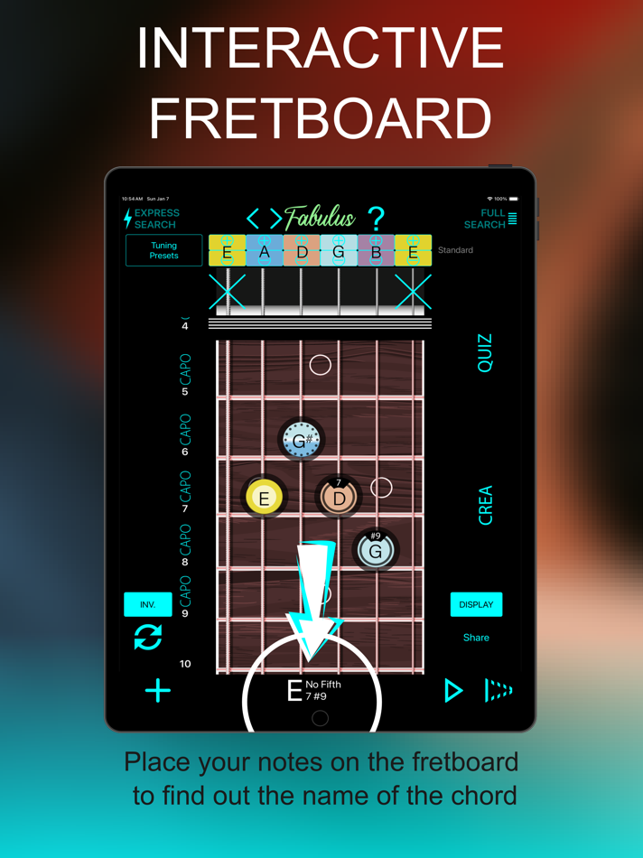 #1. Guitar Chord Analyzer: FABULUS (iOS) 由: Fabrice Mac