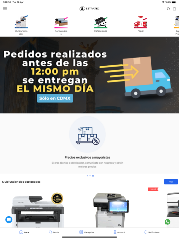 Screenshot #4 pour Estratec Impresoras México