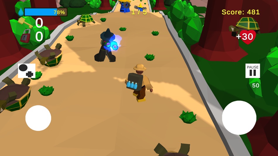 #6. Obeebok Lux: 3D Platformer Run (iOS) 由: Katarzyna Rog