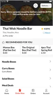 thai wok noodle bar iphone screenshot 3