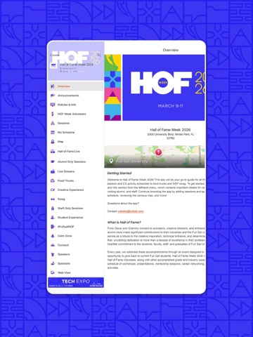 Full Sail Hall of Fame iPad screenshot