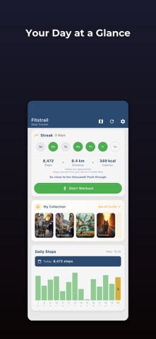 Fitstrail: Walk & Explore Screenshot 1 of 6