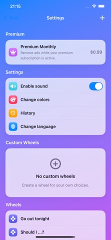 Decide Now!! iPhone screenshot