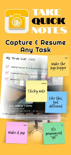 TaskCam: Resume Any Task screenshot 1