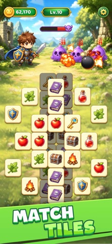 Tile Match: Battle Quest Screenshot 2 of 4