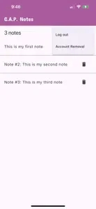 G.A.P. Notes screenshot #7 for iPhone