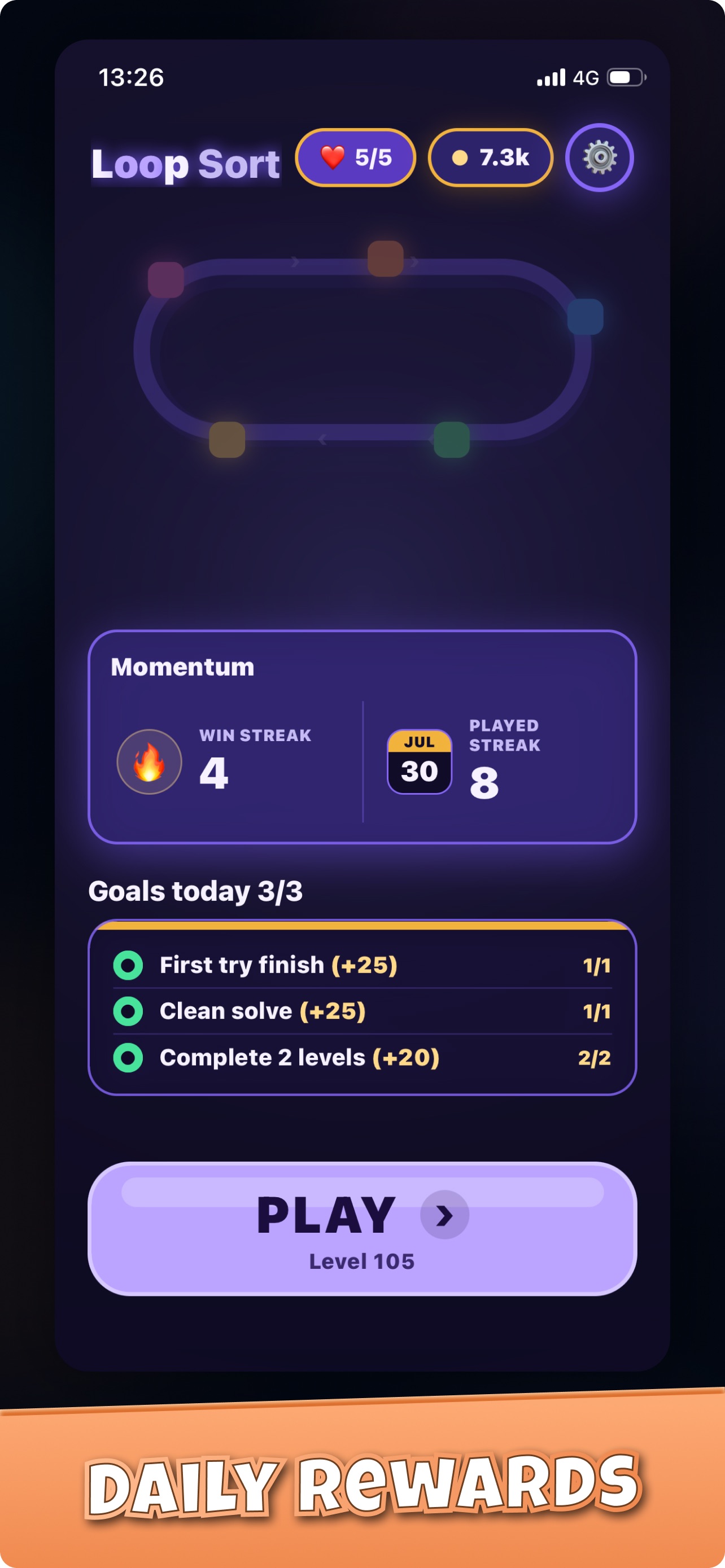 Screenshot 3 of Satisfying Loop－Sort Jellies