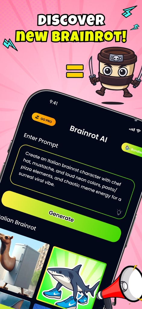 AI Italian Brainrot Creator - Entertainment App | MWM