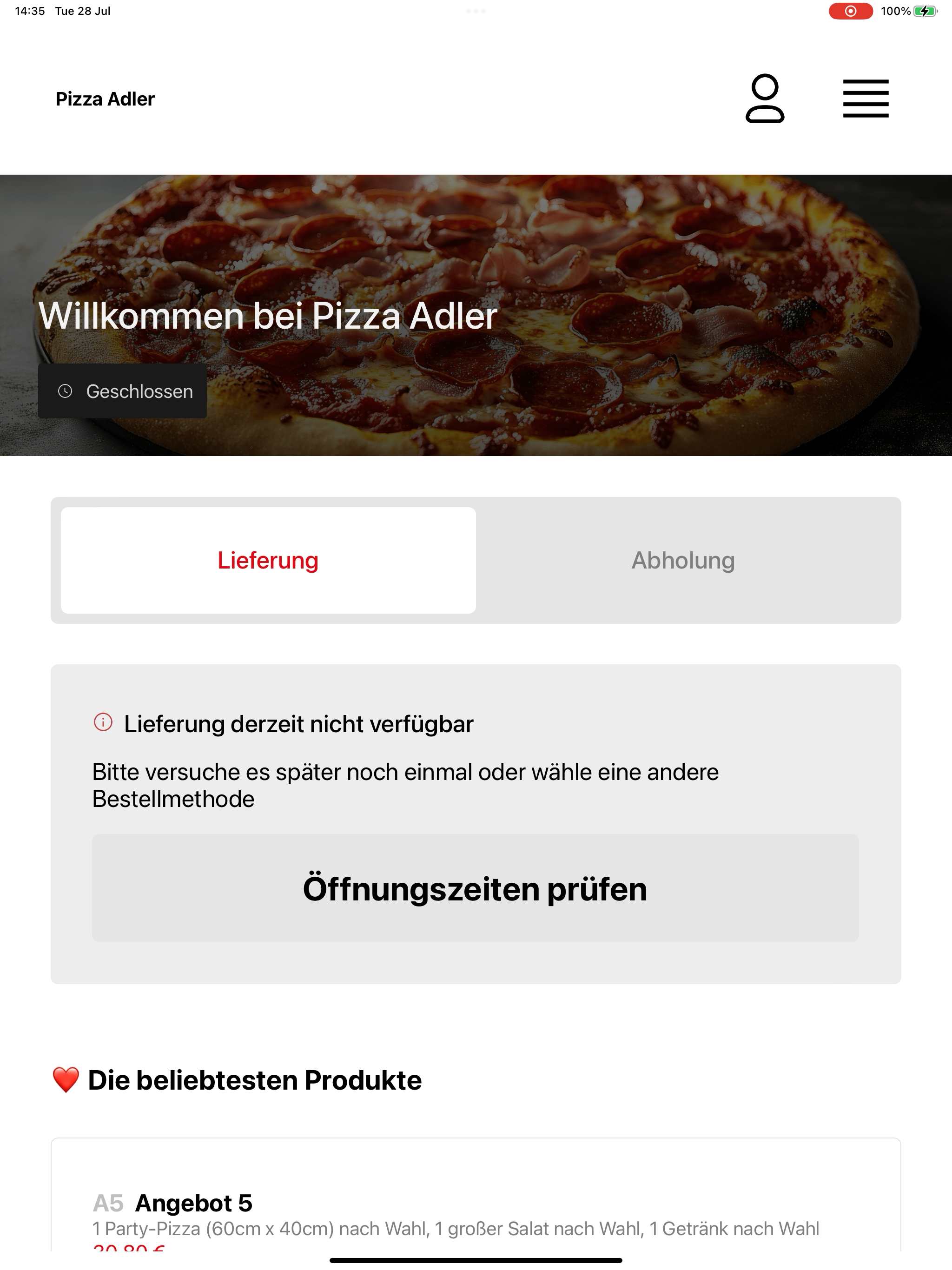 Pizza Adler DE screenshot 13