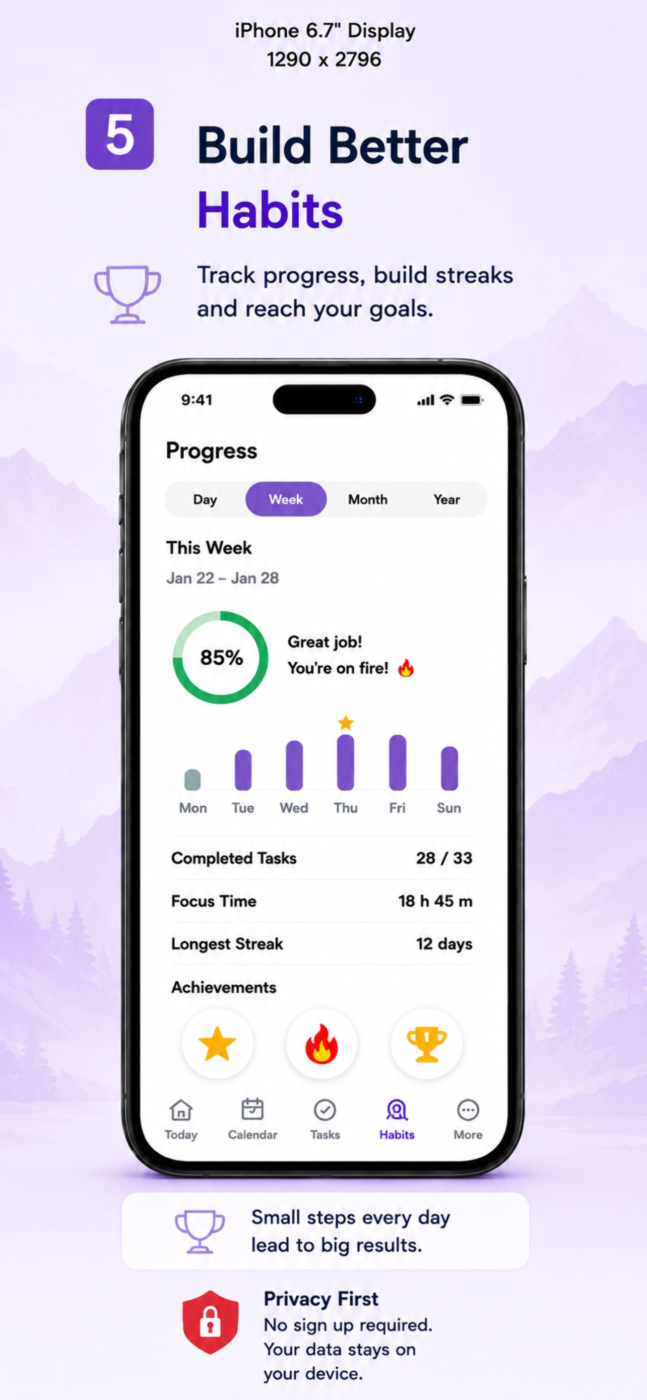 Todo Planner & Daily Timeline screenshot 5