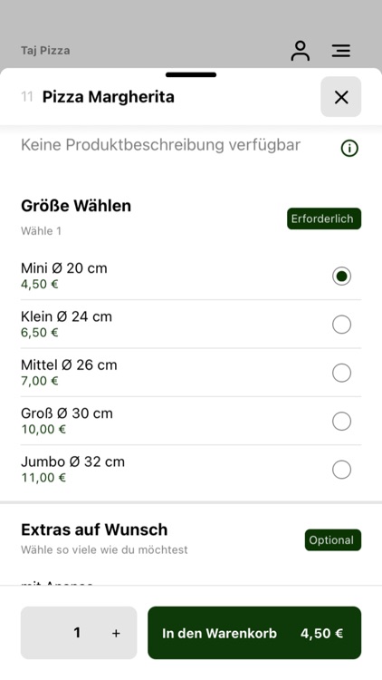 Taj Pizza screenshot-3