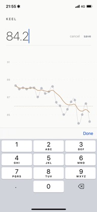 Keel: Weight Tracker screenshot 3