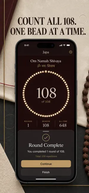 Japa Counter: Mantra Mala 108 screenshot 2
