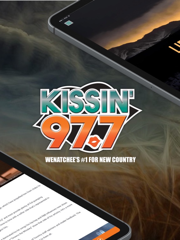 Kissin' 97.7 iPad screenshot 2 - Music app