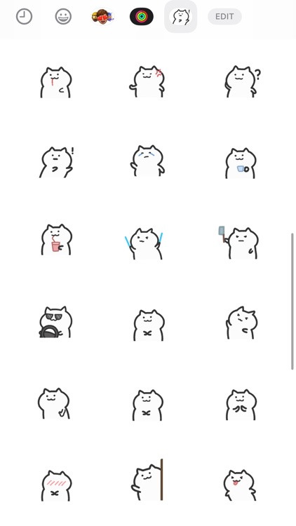 Cheesy Cat Sticker screenshot-3