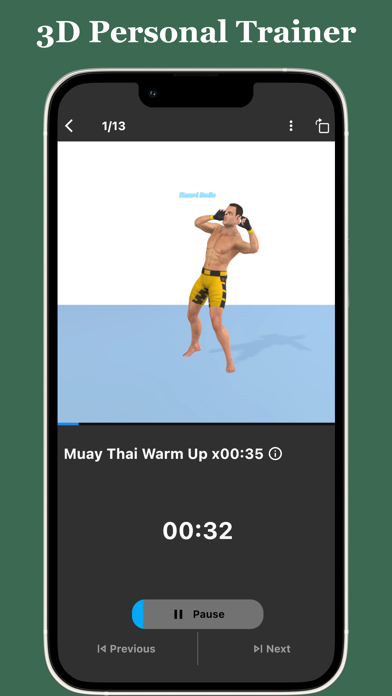 Muay Thai Fitness Workout Screenshot