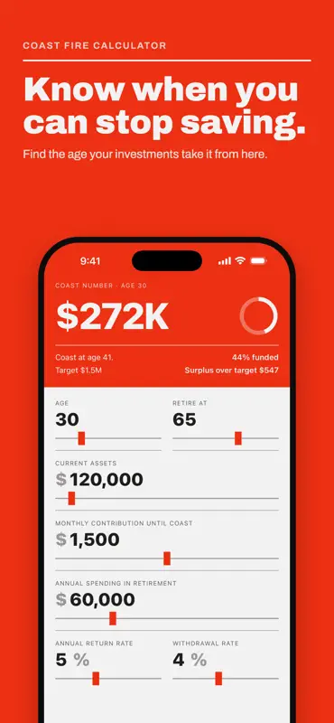 My Coast Fire Calculator screenshot 5 of 10