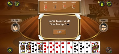 Auction Bridge & IB Card Game screenshot 4