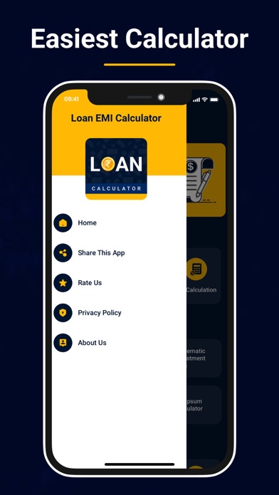 Easy EMI Loan Calculator Screenshot