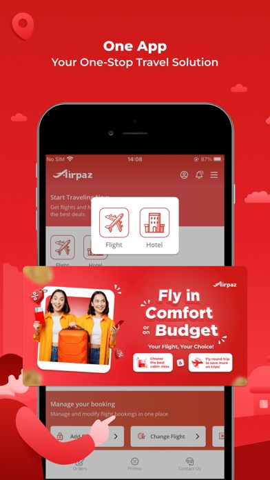 Airpaz: Flights & Hotels Screenshot